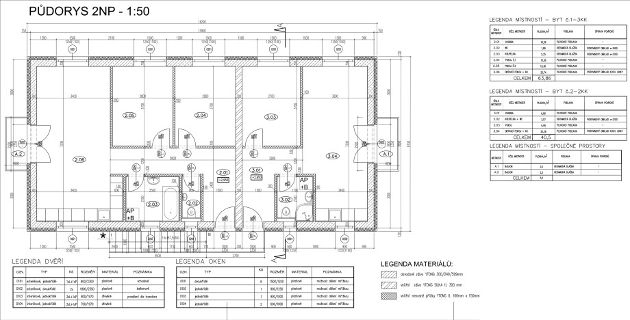 Byty 3+kk s balkonem (foto 2)