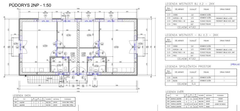 Byty 2+kk s balkonem (foto 2)